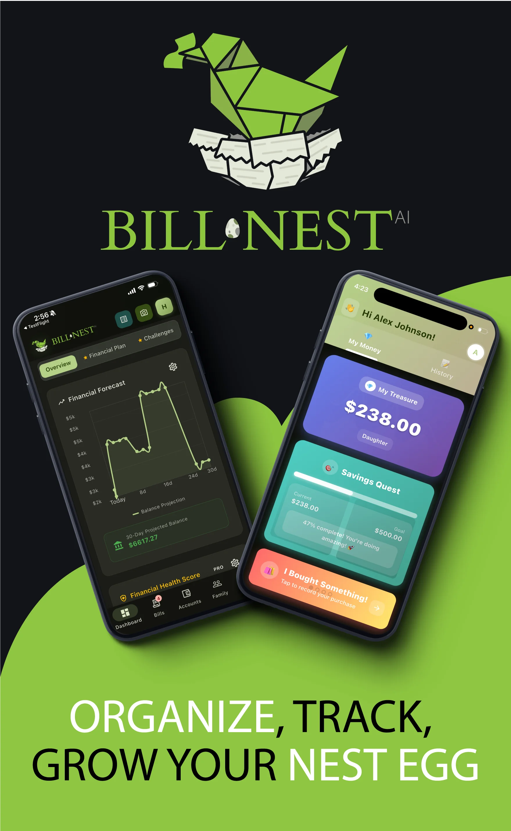 Bill Nest AI Mobile App