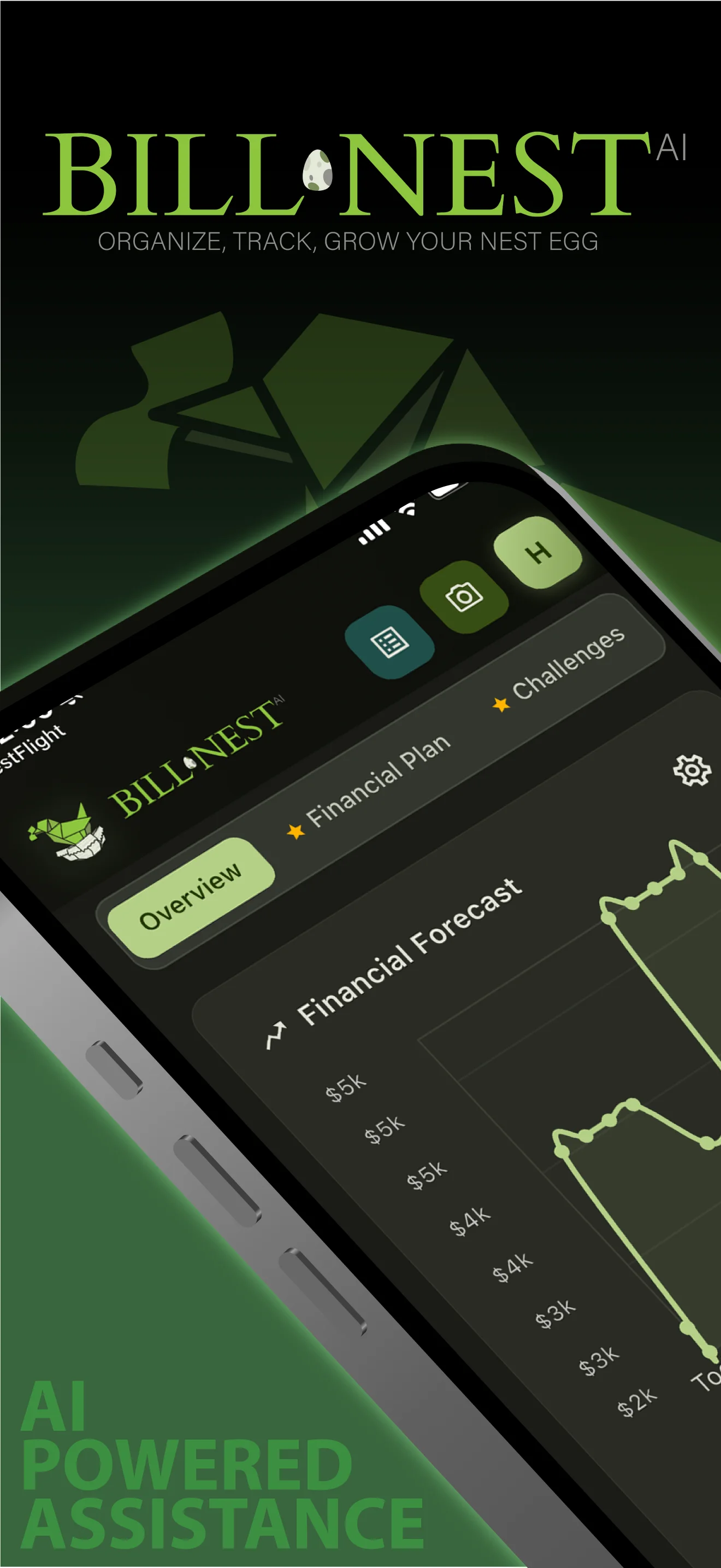 Bill Nest AI on Mobile